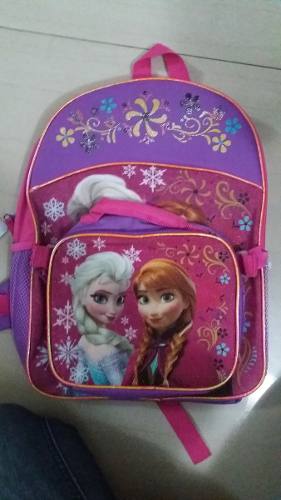 Morral Escolar De Frozen Disney Original