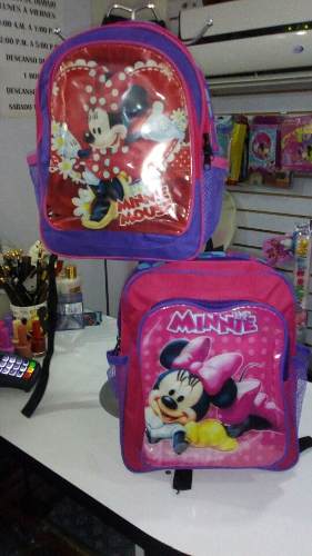 Morral Escolar Mickey Y Minnie Mouse