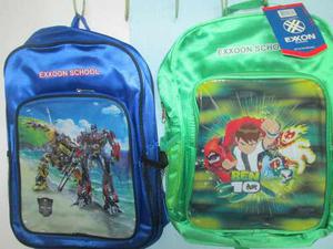 Oferta Bolsos Escolares Exxon Shool Y Marvel