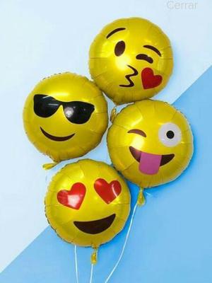 Globos Metalizados Emoji, Caritas Feliz Emoticones Amor