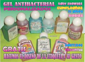 Recuerditos Gel Antibacterial Personalizado,babyshower