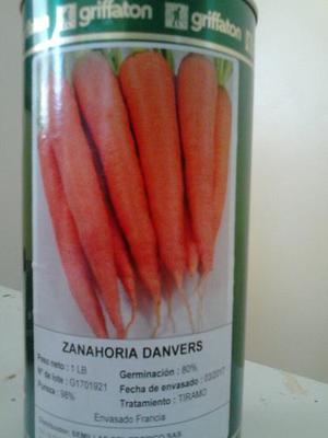 Semillas Zanahoria Danvers 1 Libra