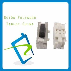 Botón Pulsador Tablet China Volumen O Power + Instalación