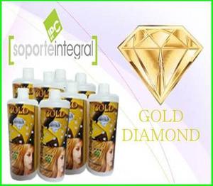 Cirugia Capilar Gold Diamond Kit 1 Litro Tapa Dorada
