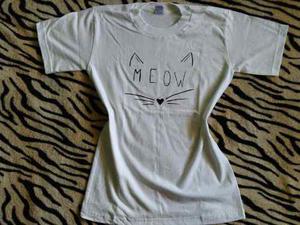 Camisas De Gato Vintage Gatos Gatitos Meow