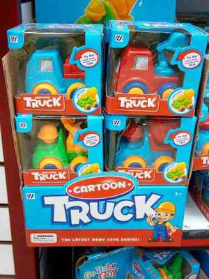 Cartoon Truck Maquinas De Construccion Niños