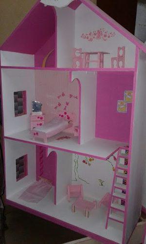 Casas De Muñecas Barbie 120 X 80 X 30 Prof. Mdf 12mm