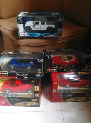 Combo 5 Carros De Coleccion Burago