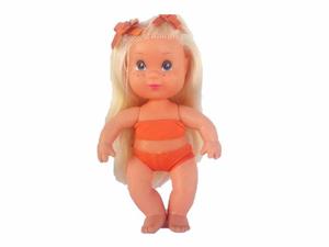 Muñeca Baby Sol Bronceada 25cm Juguete Niñas Goma Dura