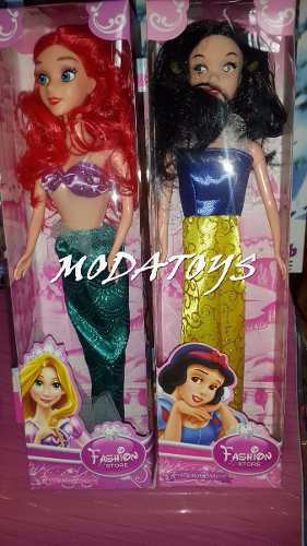 Muñecas Princesas Disney Ariel Aurora Blancanieves Modatoys