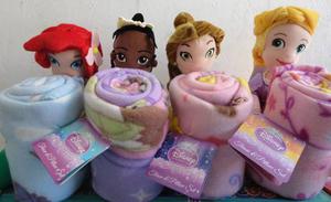 Princesas Disney De Peluche Con Cobijas