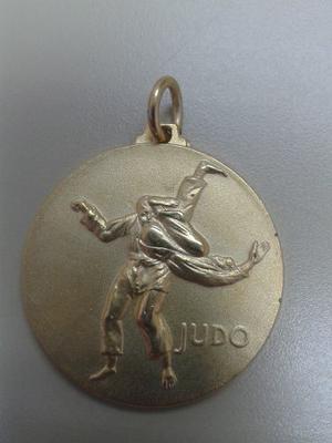 Medalla Judo Alto Relieve Importada