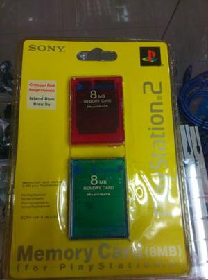 Memory Card Play Station 2 Doble
