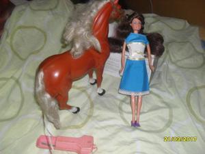 Barbie Y Caballo Vintage Original