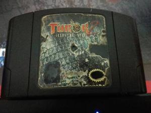 Cassette De Nintendo 64 Turok 2 Edicion Especial Black
