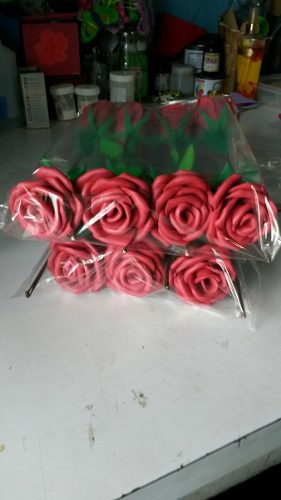 Flores Artificiales Rosas De Foami