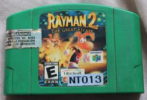 Juego De Nintendo 64. Rayman 2 The Great Scape Con Manual