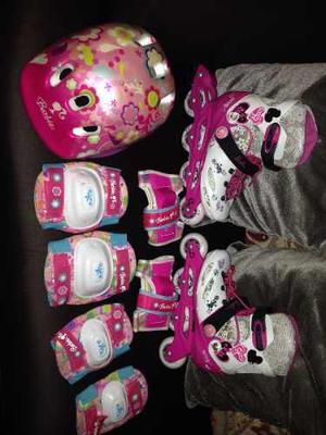 Patines Barbie Ajustable, Del 32 Al 35