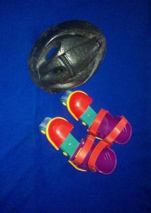 Patines Para Niña Con Casco