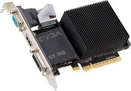 Tarjeta De Video 1gb Ddr3 Geforce Gt 710 Evga Nvidia Nueva