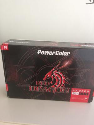 Tarjeta De Video Rx 560 Red Dragón Dual Fan 4gb