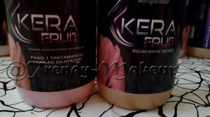 Cirugia Capilar Keratina Kera Fruit 1 Litro Con Shampoo