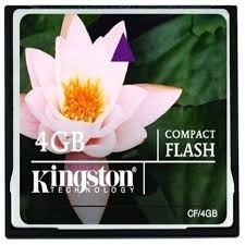 Kingston 4 Gb Compactflash Tarjeta De Memoria Cf/4gb