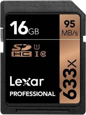 Memoria Lexar Sd 16 Gb Classx Uso Profesional 95mb/s