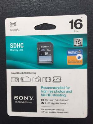 Memory Card Sdhc Sony 16gb