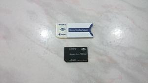 Memory Stick Pro Duo 4gb Sony (original)
