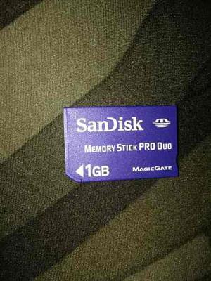 Memory Stick Pro Duo Sandisk 1gb