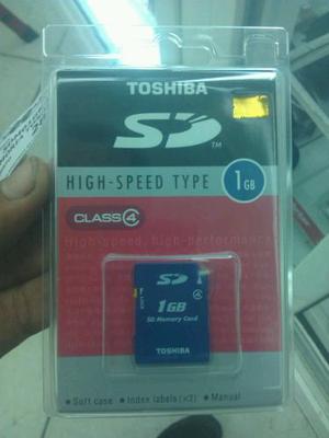 Tarjeta De Memoria Sd 1gb Marca Toshiba Y Sony 2 Gb Original