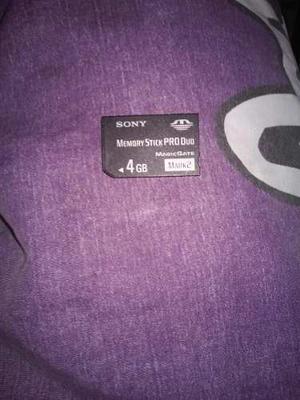 Vendo Memoria Original Sony De 4gb Para Psp Stick Pro Duo