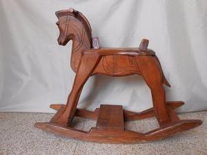 Caballito De Madera Tipo Mecedora