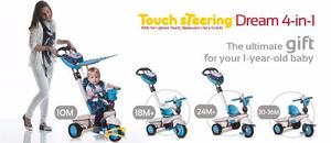 Tricicleta Smart Trike Dream Touch Steering 4 In 1