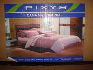 Cama Matrimonial Pixys 140x190cm