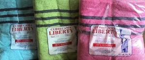 Cheniles Liberty Cubrecamas Original Varios Colores