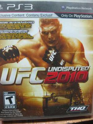 Juego Ps3, Cd De Juego Play Station 3, Ufc 