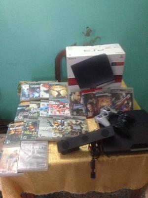 Play Station 3 Slim 120gb + 19 Juegos