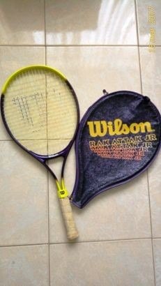 Raqueta Tenis Wilson Rak Attak Jr 23 Orig C/forro Poco Uso