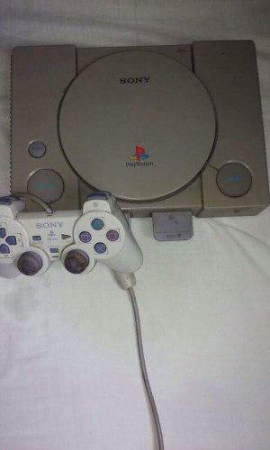 Playstation 1 Con Un Control Y Memory Card