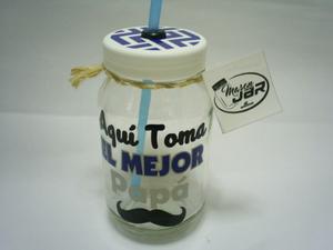 Vasos, Jarras De Vidrio Tipo Mason Jar Con Tapa.