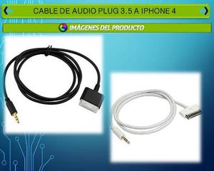 Cable De Audio Plug 3.5 A Iphone/ Ipad