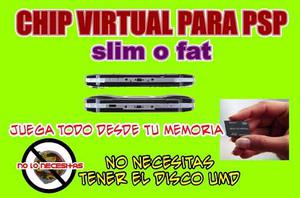 Chip Virtual Para Psp+ 10 Juegos Todos Los Modelos