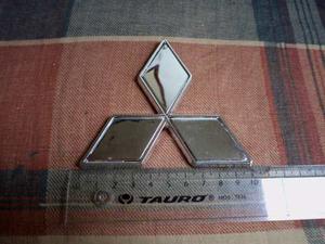 Emblema O Logo Mitsubishi Plateado 10cm *oferta*