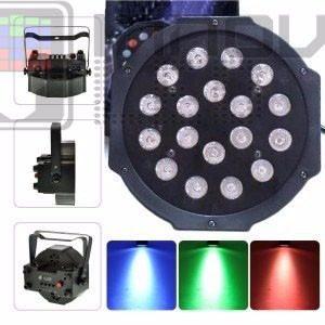 Luz Led Lampara De Escenario Dj Profesional Rgb 54w Par Led