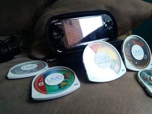 Psp  Usado Chipeado Cargador Juegos Originales Estuche