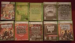 10 Juegos Xbox Guitar Hero Rock Band Legend Kinetic