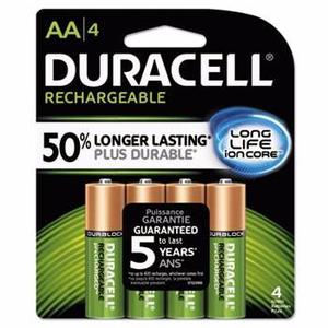 Baterias Recargables Duracell Aa  Mah Pack De 4 Pilas