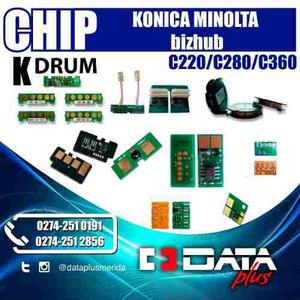 Chip Drum Konica Minolta Bizhub C220/c280/c360,negro, C